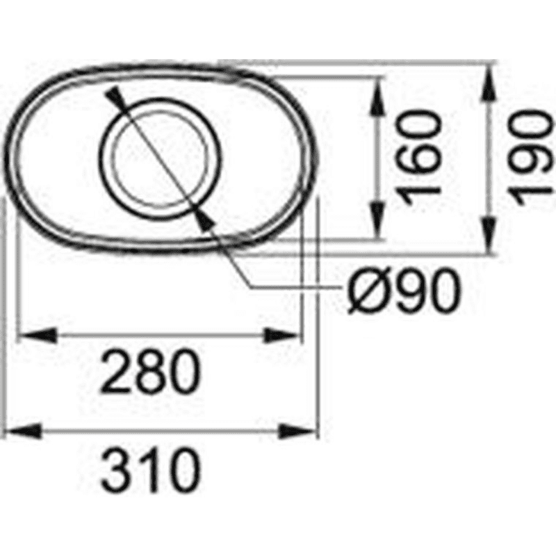 Frank Cub Sigle Bowl Undermount.
