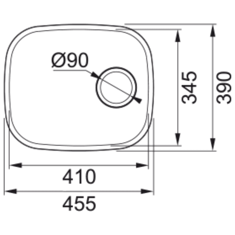 Franke Cub 150 Undermount Sink.