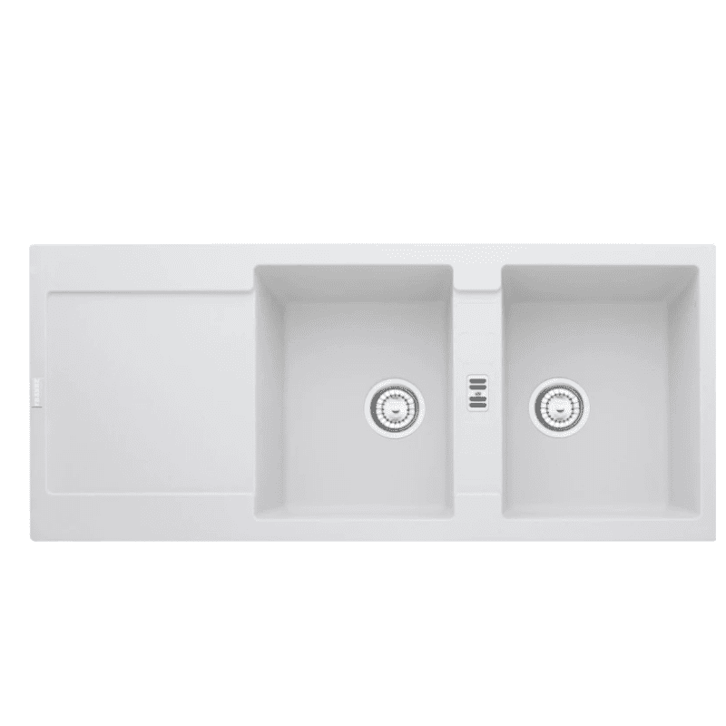 Franke Maris Sink Drop-In Composite Double Bowl With Drip Tray.