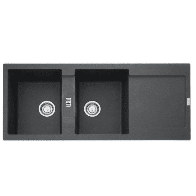 Franke Maris Sink Drop-In Composite Double Bowl With Drip Tray.