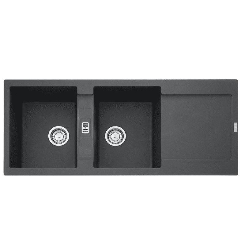 Franke Maris Sink Drop-In Composite Double Bowl With Drip Tray.