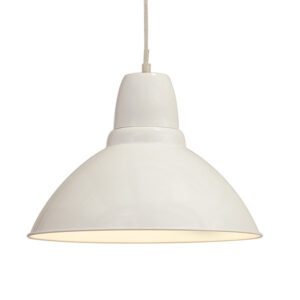 white pendant light