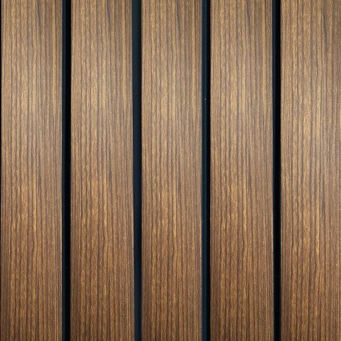 birch black wall slat