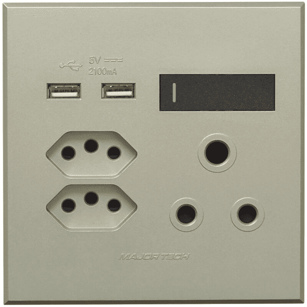 Veti 3 Range: USB, Double V-Slim, Single RSA Sockets.