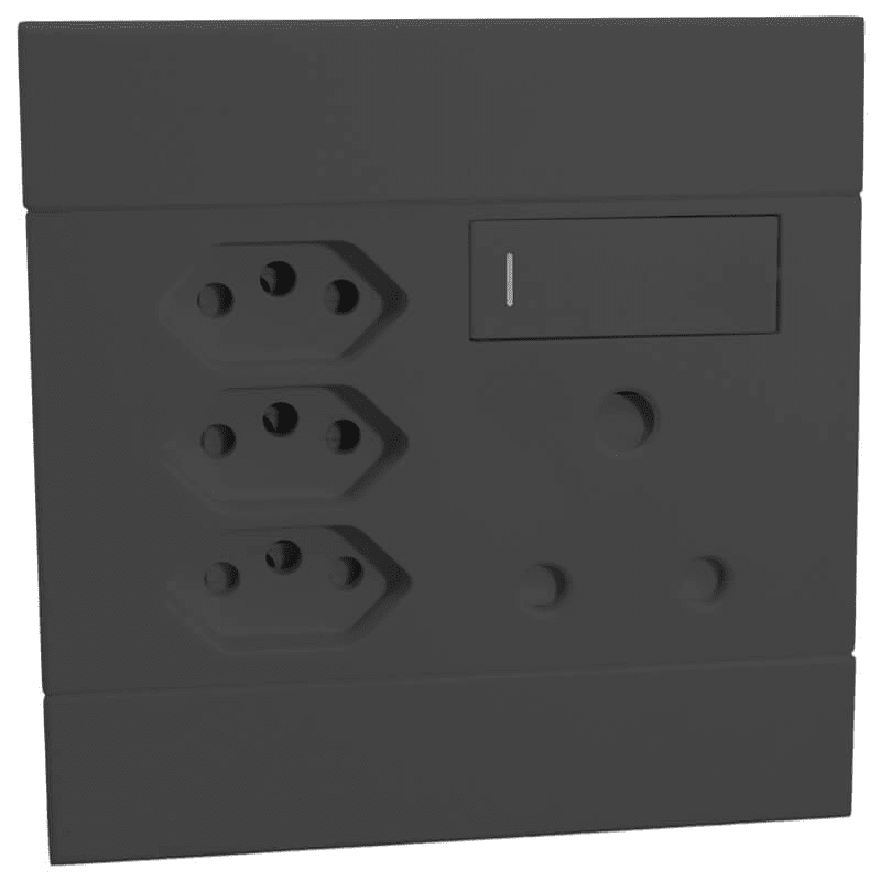 Triple V-Slim Socket + Single RSA Socket.