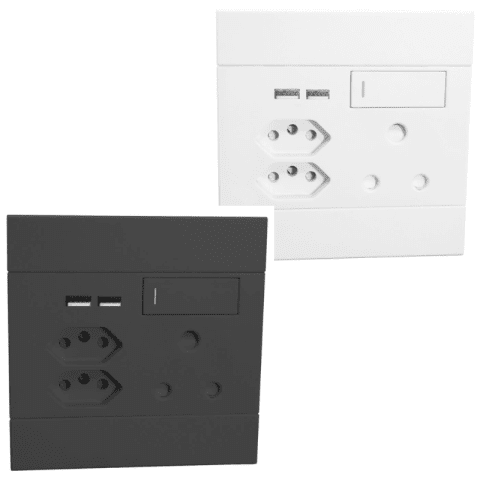 Veti 2 Range USB + Socket + Double V-Slim.