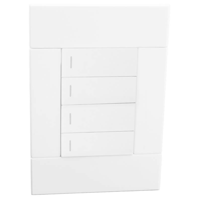 Veti 2 Range: 4 Lever Switch (1 way). - Image 2