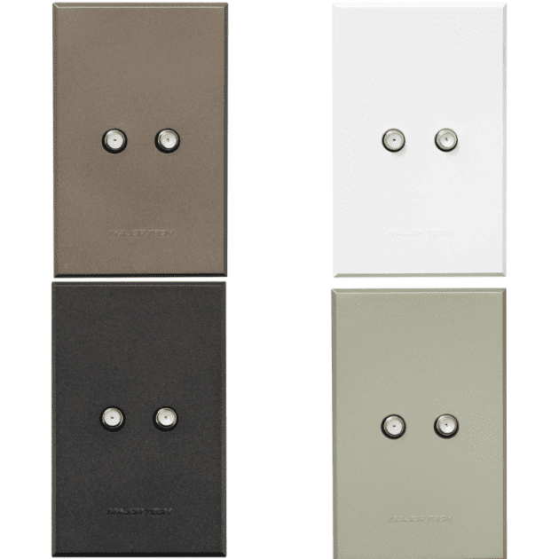 Veti 3 Range: Dual Satellite Socket.