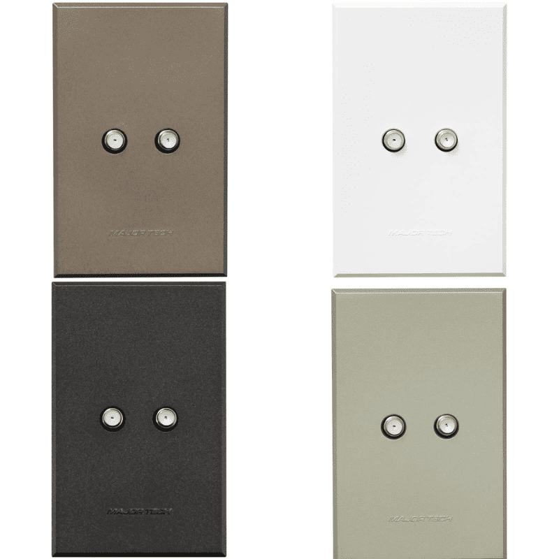 Veti 3 Range: Dual Satellite Socket.