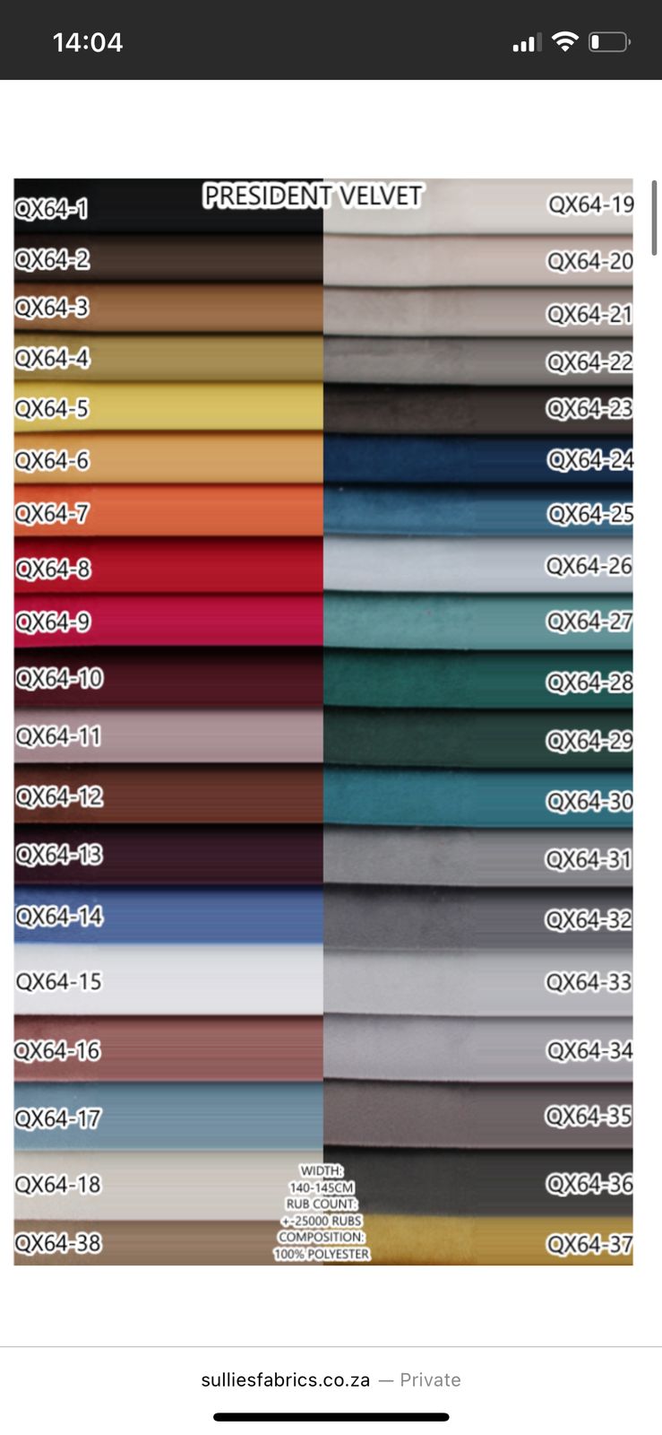 colours