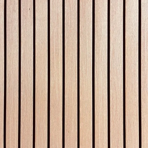 oak black wall slat